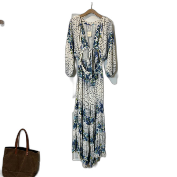 NWT Free People Womens x REVOLVE Paradise Jumpsuit Size Medium Long Sleeve - Picture 2 of 16